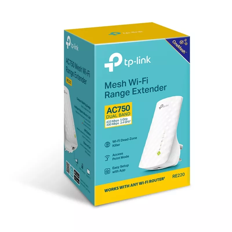 Repeater sieciowy TP-Link AC750 Wi-Fi Range Extender