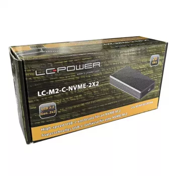 Obudowa SSD LC-Power LC-M2-C-NVME-2X2