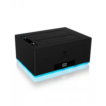 ICY BOX IB-127CL-U3 USB 3.2 Gen 1 (3.1 Gen 1) Type-B Czarny