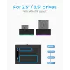 ICY BOX IB-127CL-U3 USB 3.2 Gen 1 (3.1 Gen 1) Type-B Czarny