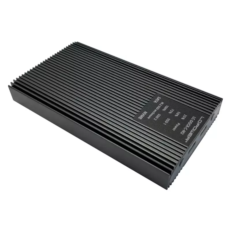 Obudowa SSD LC-Power LC-DOCK-C-M2 2 napędy M.2 10 Gbit/s antracyt