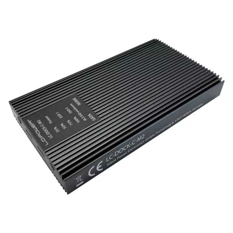 Obudowa SSD LC-Power LC-DOCK-C-M2 2 napędy M.2 10 Gbit/s antracyt