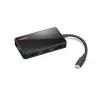 Stacja dokująca do laptopa Lenovo GX91M73945 przewodowa USB 3.2 Gen 1 Type-C czarna 4K Ultra HD