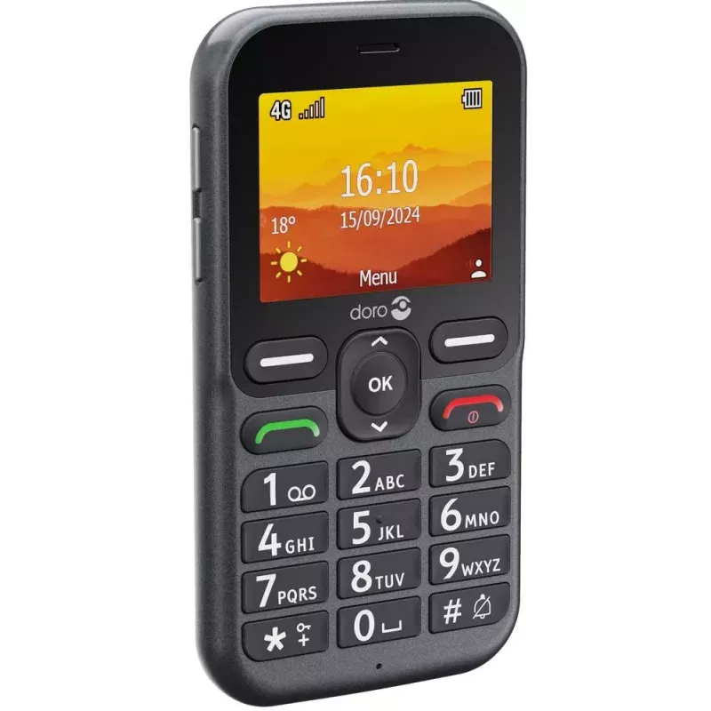 Smartfon Doro Leva L10, 2.4 cala, 32 GB, grafitowy