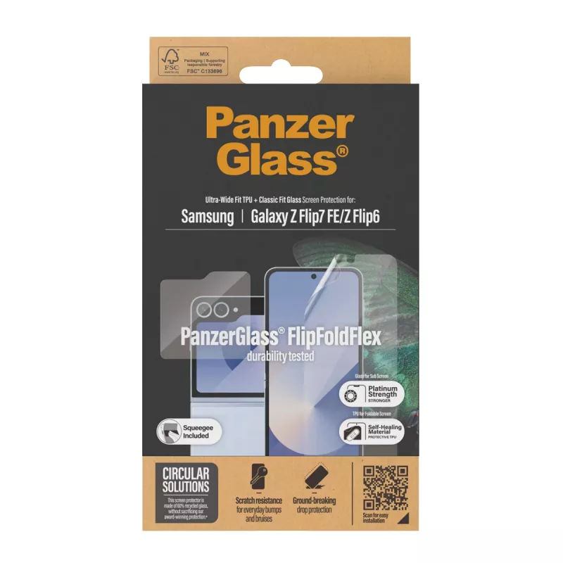 PanzerGlass ® Folia ochronna Samsung Galaxy Z Flip6 | Szkło i folia