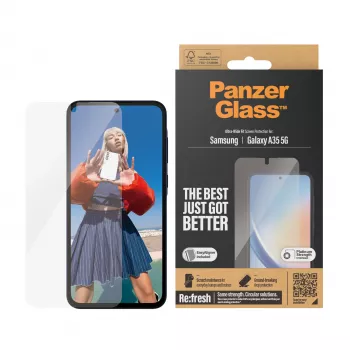 PanzerGlass ® Szkło ochronne Samsung Galaxy A35 5G | Ultra-Wide Fit z EasyAligner