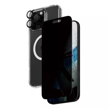 Zestaw ochronny PanzerGlass ® 3-w-1 z ochroną prywatności iPhone 16 Pro Max