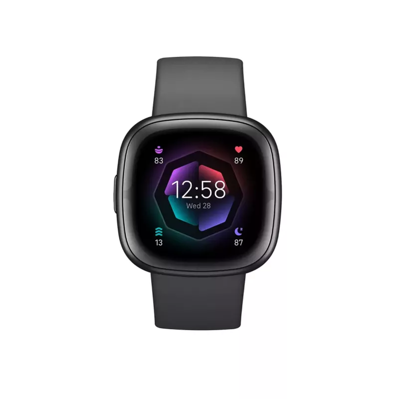 Smartwatch Fitbit Sense 2 Digital Touchscreen Czarny