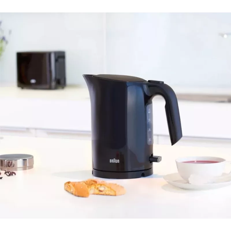 Czajnik elektryczny Braun PurEase WK 3000 BK 1 L 2200 W Czarny