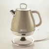 Ariete 2868 Vintage 1 L designerski czajnik elektryczny ze stali nierdzewnej do naparów, herbaty i napojów ziołowych, system automatycznego wyłączania, ergonomiczny uchwyt, 1 litr, 1600 W, jasny beż