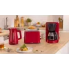 Drip coffee maker Bosch TKA3M134 — 1.4 L water tank, 15‑cup capacity, czerwony