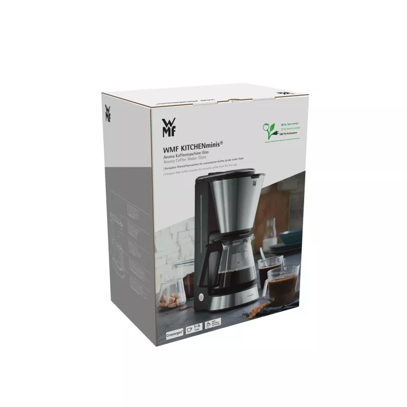 WMF KITCHENminis 0412270011 Półautomatyczny ekspres przelewowy do kawy 0,625 L