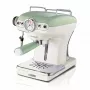 Ariete 1389 Vintage Espresso Coffee Machine - Ekspres do kawy espresso na kawę mieloną lub saszetki ESE, w pastelowo-zielonym kolorze