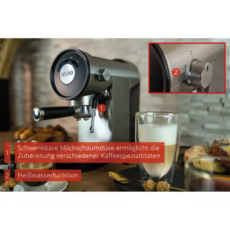 Unold Piccopresso ekspres do kawy Espresso 0.9 L