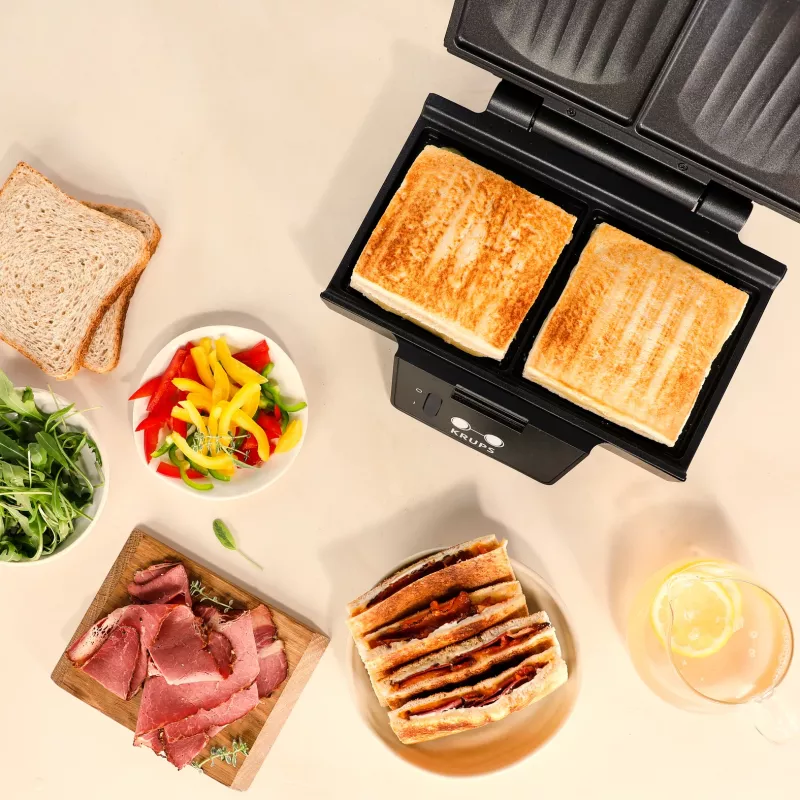 Krups FDK Iconic FDK462 sandwich maker 850 W Czarny