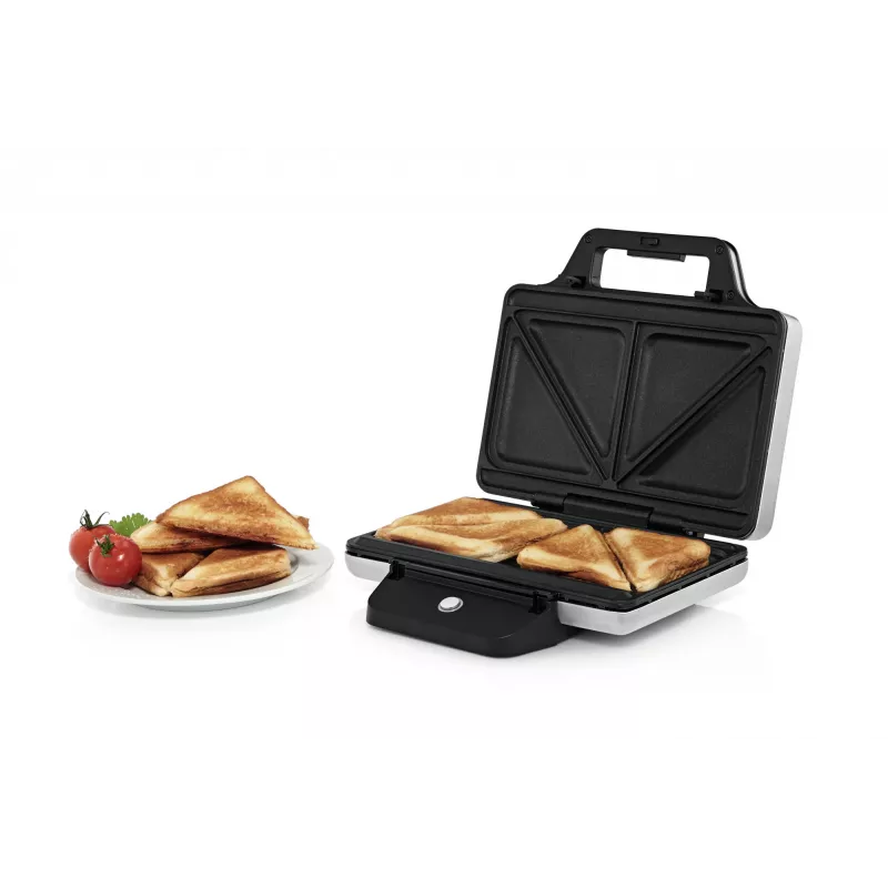 WMF 0415150011 opiekacz do kanapek 800 W Czarny, Srebrny