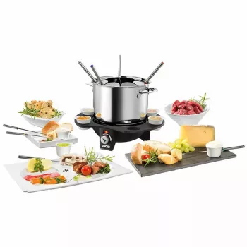 Fondue elektryczne Unold 48645 1,5 l 8 osób czarny srebrny