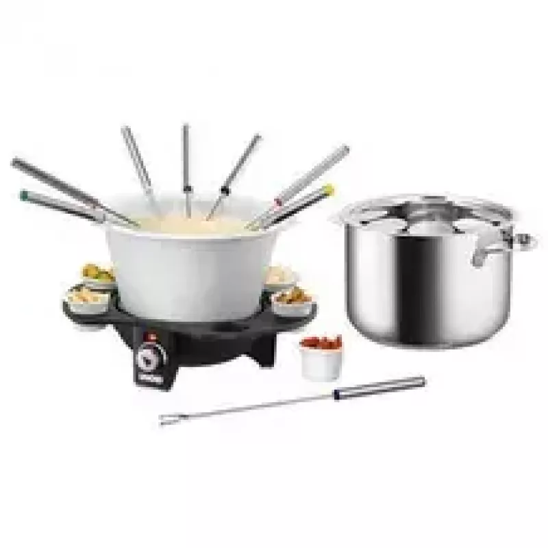 Fondue elektryczne Unold 48645 1,5 l 8 osób czarny srebrny