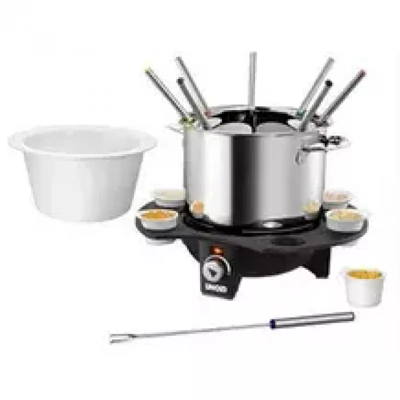 Fondue elektryczne Unold 48645 1,5 l 8 osób czarny srebrny