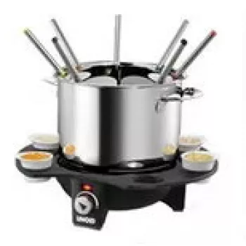 Fondue elektryczne Unold 48645 1,5 l 8 osób czarny srebrny