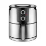 Unold 58655 frytkownica Double 5 l 1400 W Frytkownica beztłuszczowa Czarny, Stal nierdzewna