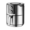 Unold 58655 frytkownica Double 5 l 1400 W Frytkownica beztłuszczowa Czarny, Stal nierdzewna
