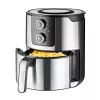 Unold 58655 frytkownica Double 5 l 1400 W Frytkownica beztłuszczowa Czarny, Stal nierdzewna