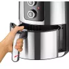 Unold 58655 frytkownica Double 5 l 1400 W Frytkownica beztłuszczowa Czarny, Stal nierdzewna