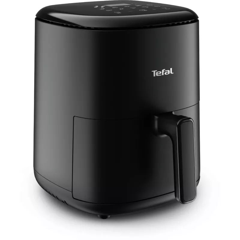 Frytkownica powietrzna Tefal Easy Fry EY145810 — pojemność 3 L, 1300 W, sterowanie dotykowe, wyświetlacz LCD, czarna