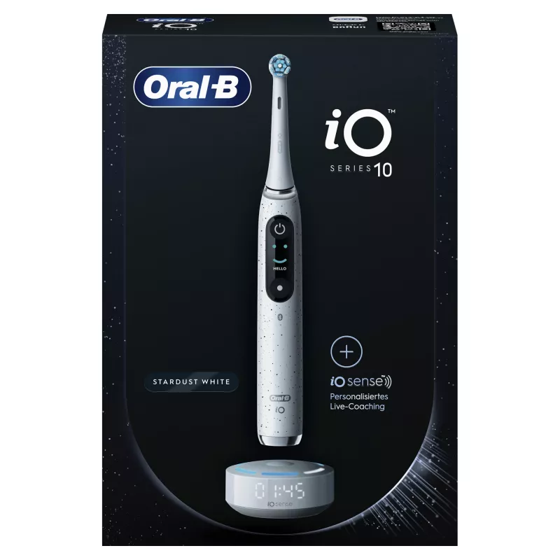 Szczoteczka rotacyjno-oscylacyjna Oral-B iO Series 10 dla dorosłych, biała