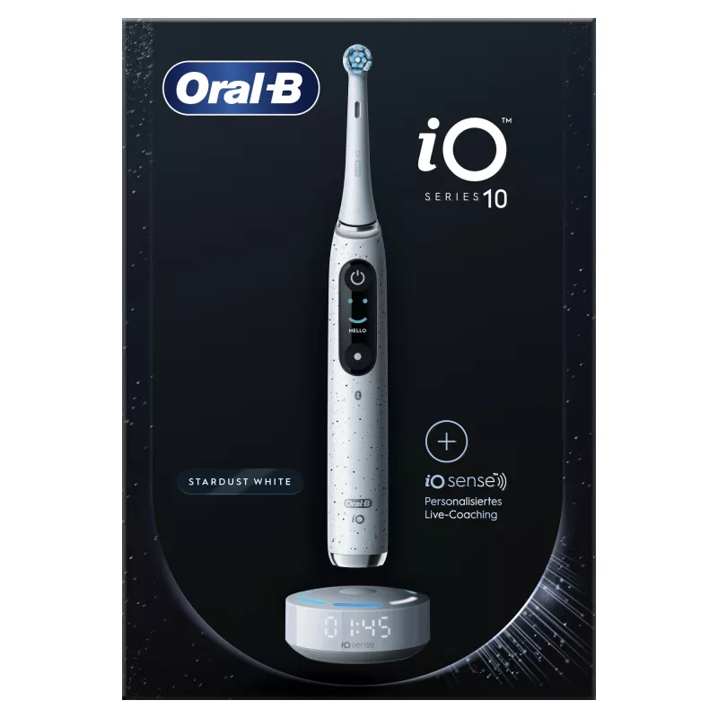 Szczoteczka rotacyjno-oscylacyjna Oral-B iO Series 10 dla dorosłych, biała