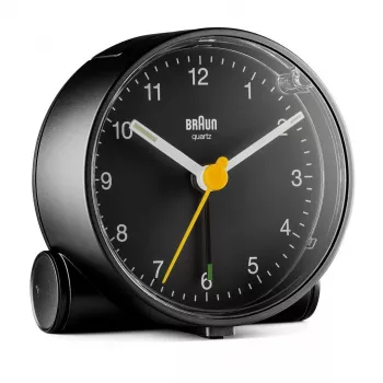 Braun BC01B Kwarcowy budzik Czarny