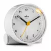 Braun BC01W kwarcowy budzik biały
