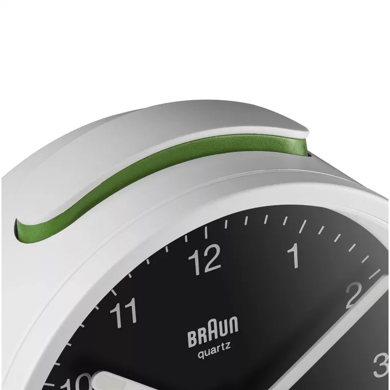 Budzik kwarcowy Braun BC12WB Czarno-Biały