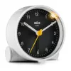 Braun BC01WB Kwarcowy budzik Czarny, Biały