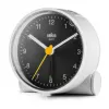 Braun BC01WB Kwarcowy budzik Czarny, Biały