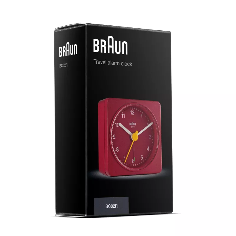Braun BC02R budzik Zegarek kwarcowy Czerwony