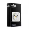 Braun BC02XW Kwarcowy budzik Biały