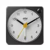 Braun BC02XBW kwarcowy budzik Czarny, Biały
