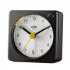 Braun BC02XBW kwarcowy budzik Czarny, Biały