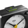 Braun BC02XBW kwarcowy budzik Czarny, Biały