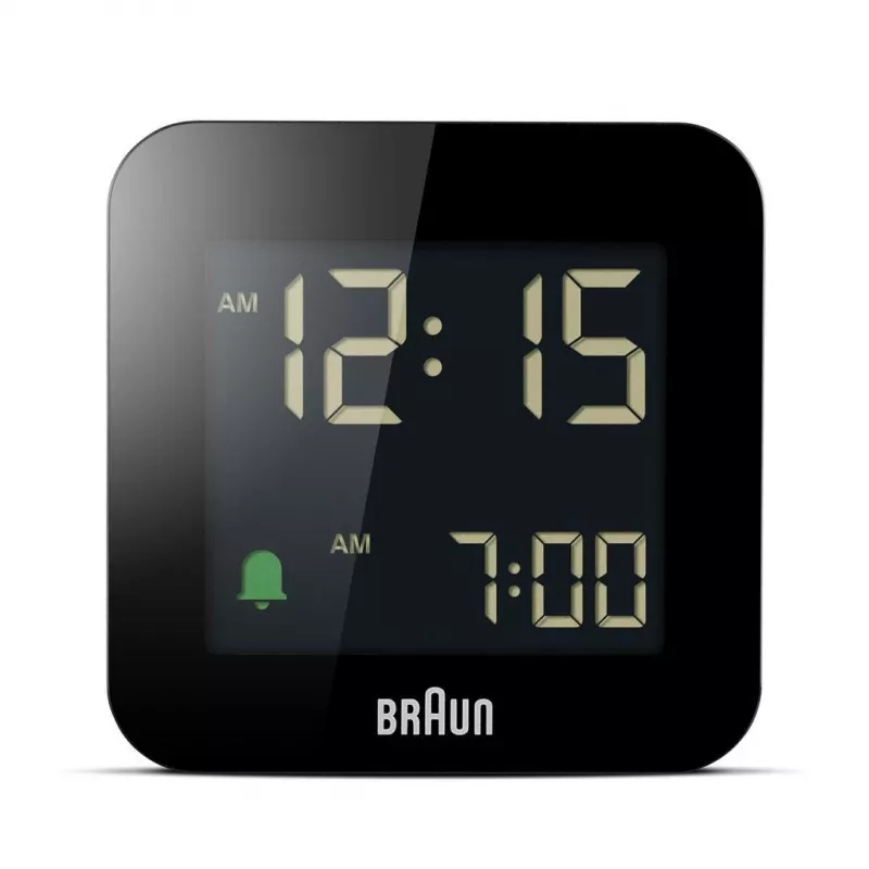 Braun BC08 Cyfrowy budzik Czarny