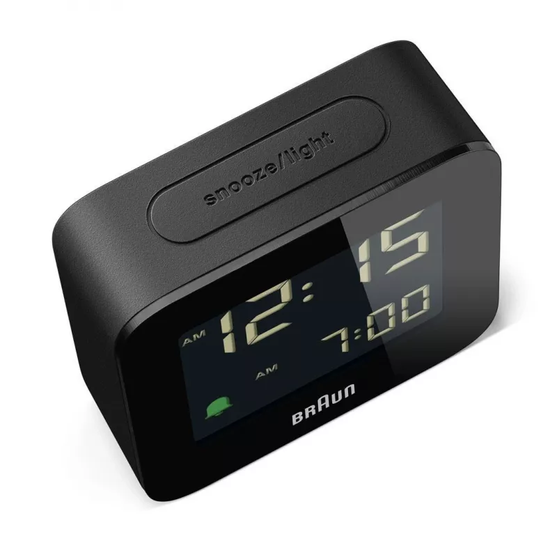 Braun BC08 Cyfrowy budzik Czarny