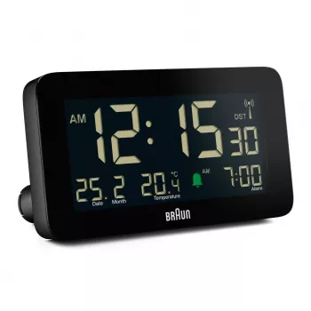 Braun BC10 Cyfrowy budzik Czarny