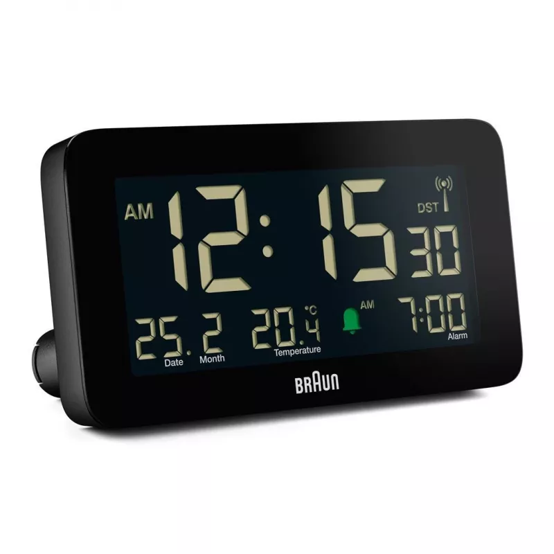 Braun BC10 Cyfrowy budzik Czarny
