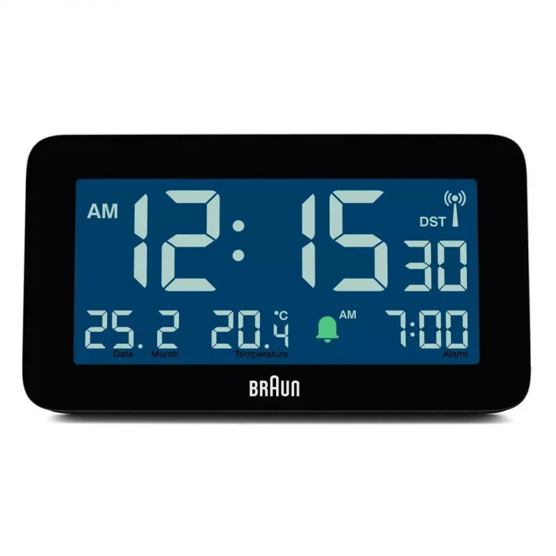 Braun BC10 Cyfrowy budzik Czarny