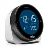 Braun BC24W-DCF zegar ścienny/ stołowy Zegar sterowany radiowo Prostokątny Czarny, Biały