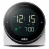 Braun BC24W-DCF zegar ścienny/ stołowy Zegar sterowany radiowo Prostokątny Czarny, Biały