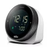 Braun BC24W-DCF zegar ścienny/ stołowy Zegar sterowany radiowo Prostokątny Czarny, Biały