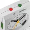 Braun BC05W zegar ścienny/stołowy Zegar analogowy Prostokątny Biały